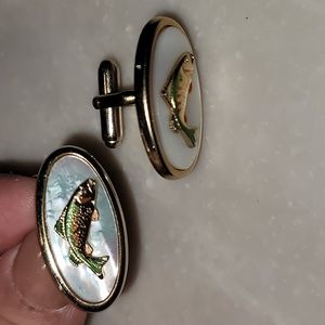 Rainbow Trout Cuff Links